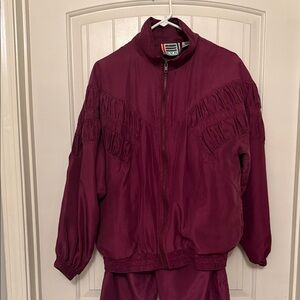 Chic Women's Burgundy Pantsuit